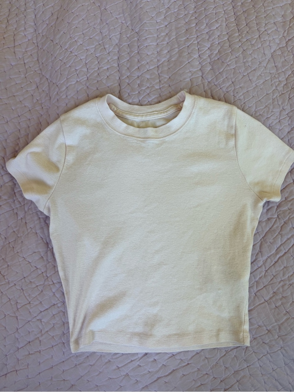 Hollister Ballet Pink 100% Cotton Baby Tee Size S